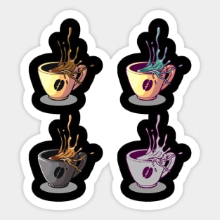 Coffee Illustration Sticker